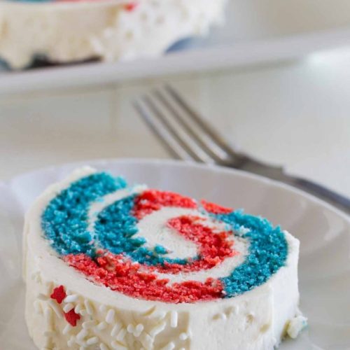 4th of July Cake Roll