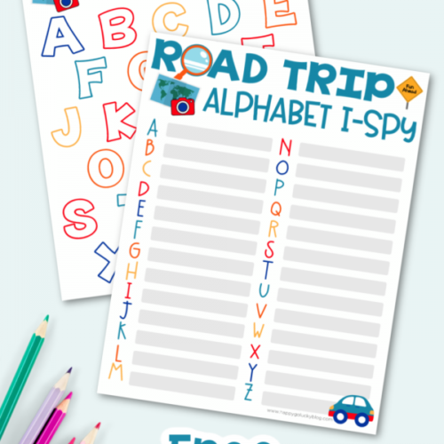 ROAD TRIP ALPHABET I-SPY