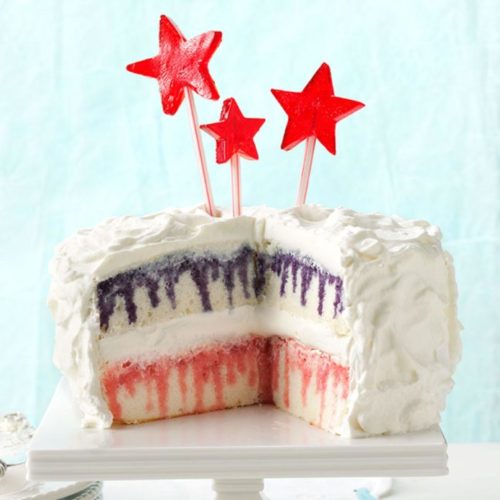Red, White & Blue Poke Cake